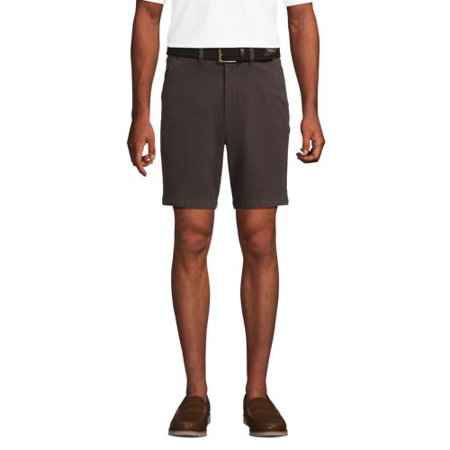  Lands' End Chino-shorts Mit Textur Und Gürtel, Herren, Größe:44 Regular, Braun, Baumwolle/lyocell (viskose)/baumwoll-mischung, By Lands' End 