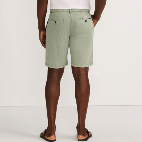  Lands' End Chino-shorts Mit Textur Und Gürtel, Herren, Größe:44 Regular, Grün, Baumwolle/lyocell (viskose)/baumwoll-mischung, By Lands' End 
