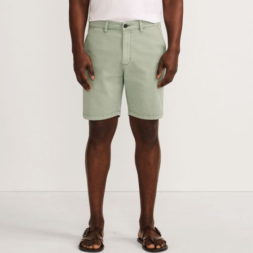  Lands' End Chino-shorts Mit Textur Und Gürtel, Herren, Größe:44 Regular, Grün, Baumwolle/lyocell (viskose)/baumwoll-mischung, By Lands' End 