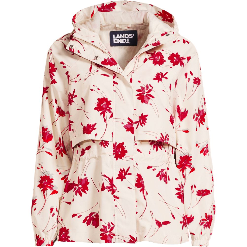Women's Print Squall Packable Rain Jacket | Lands' End