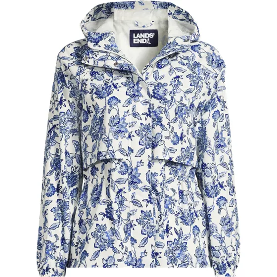 Women's Print Squall Packable Rain Jacket - primary