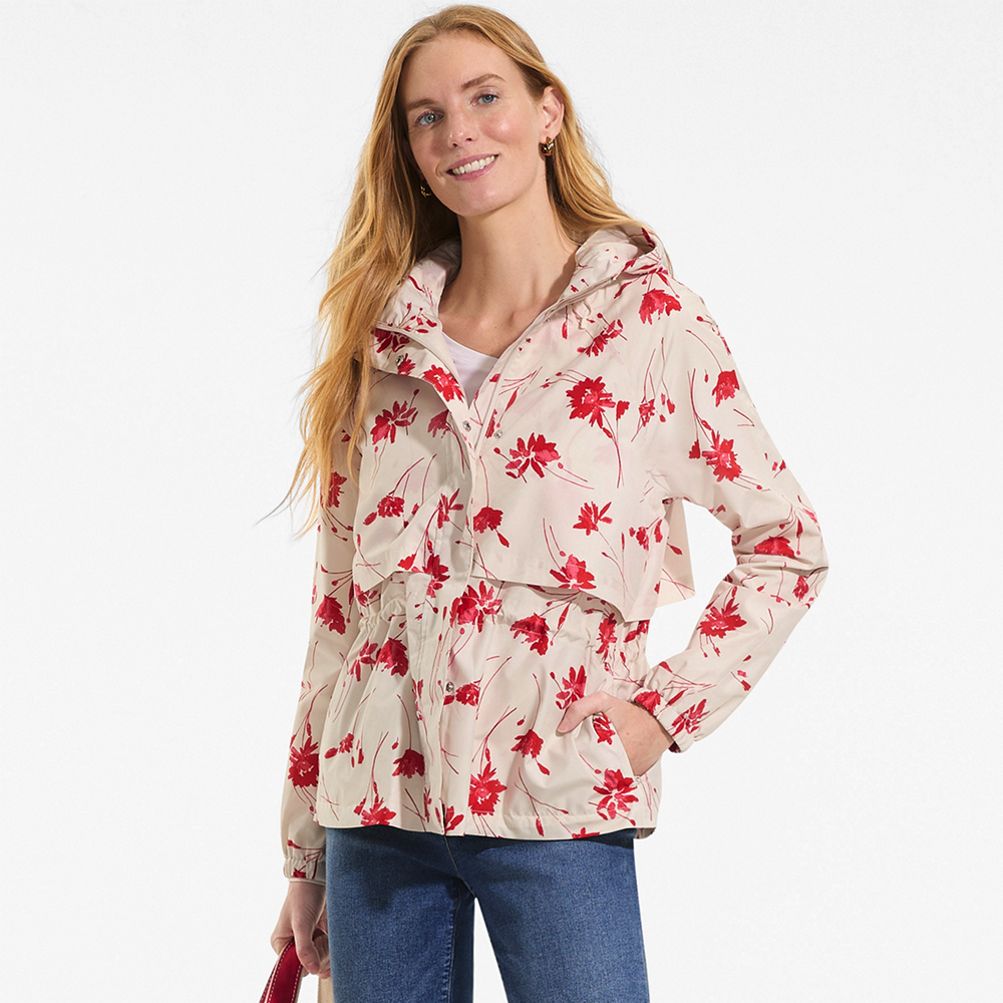 Women's Print Squall Packable Rain Jacket | Lands' End