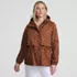 Women's Print Squall Packable Rain Jacket, Front