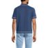 Men's Short Sleeve Textured Tipped Sweater Polo, Back