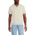 Men's Short Sleeve Textured Tipped Sweater Polo, Front