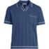 Men's Short Sleeve Textured Tipped Sweater Polo, Front