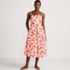 Women's Cotton Voile Pleated Midi Dress, Front