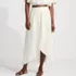 Women's Cotton Gauze Maxi Swim Cover-up Skirt, Front