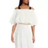 Women's Cotton Gauze Dolman Sleeve Crop Cover Up Top, alternative image