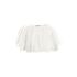 Women's Cotton Gauze Dolman Sleeve Crop Cover Up Top, Front