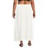 Women's Plus Size Cotton Gauze Maxi Swim Cover-up Skirt, Back