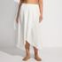 Women's Plus Size Cotton Gauze Maxi Swim Cover-up Skirt, Front
