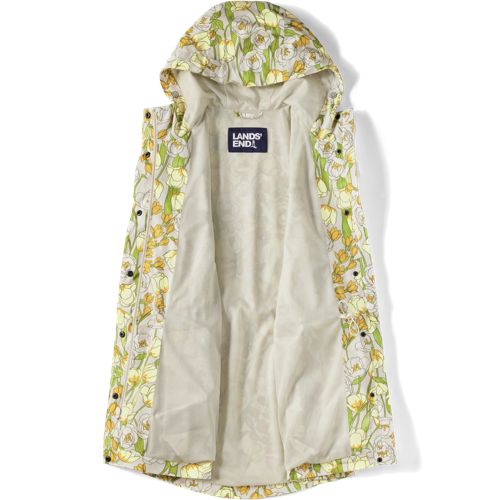 Women's Print Waterproof Hooded Packable Raincoat - image 5