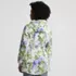 Women's Print Waterproof Hooded Packable Raincoat, Back
