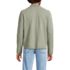 Men's Long Sleeve Textured Cotton Crewneck Sweater, Back