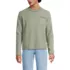 Men's Long Sleeve Textured Cotton Crewneck Sweater, Front