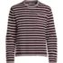 Men's Long Sleeve Textured Cotton Crewneck Sweater, Front