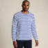 Men's Long Sleeve Textured Cotton Crewneck Sweater, Front
