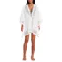 Women's Cotton Eyelet Tie Kimono Cover-Up, Front