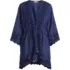 Women's Cotton Eyelet Tie Kimono Cover-Up, Front