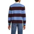 Men's Long Sleeve Cotton Rugby Sweater Polo, Back