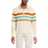 Men's Long Sleeve Cotton Rugby Sweater Polo, Front