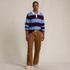 Men's Long Sleeve Cotton Rugby Sweater Polo, alternative image