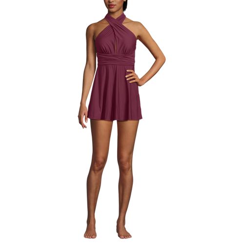 Women's SlenderSuit Multi Way Swim Dress One Piece Swimsuit, alternative image