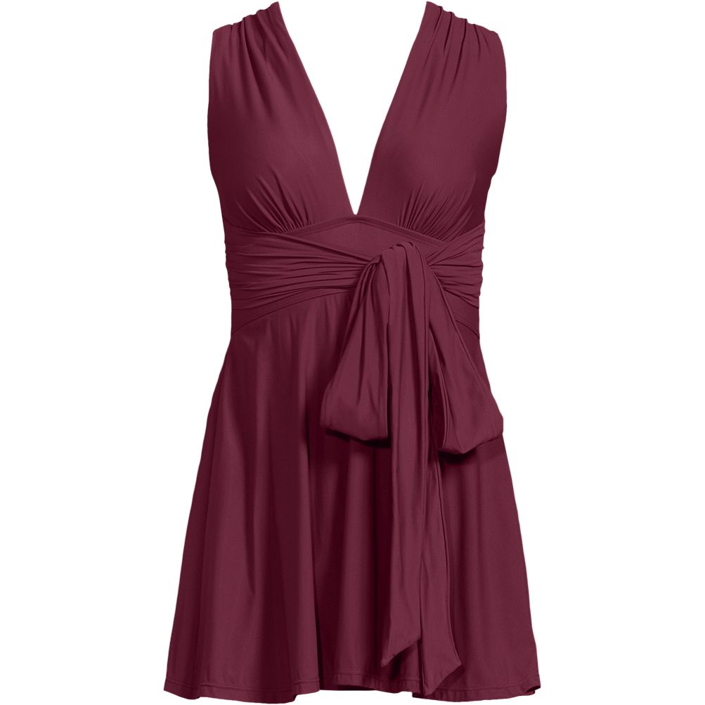 Women's SlenderSuit Multi Way Swim Dress One Piece Swimsuit