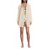 Women's Oversized Gauze Button Front Cover-Up Shirt, alternative image