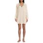 Women's Oversized Gauze Button Front Cover-Up Shirt