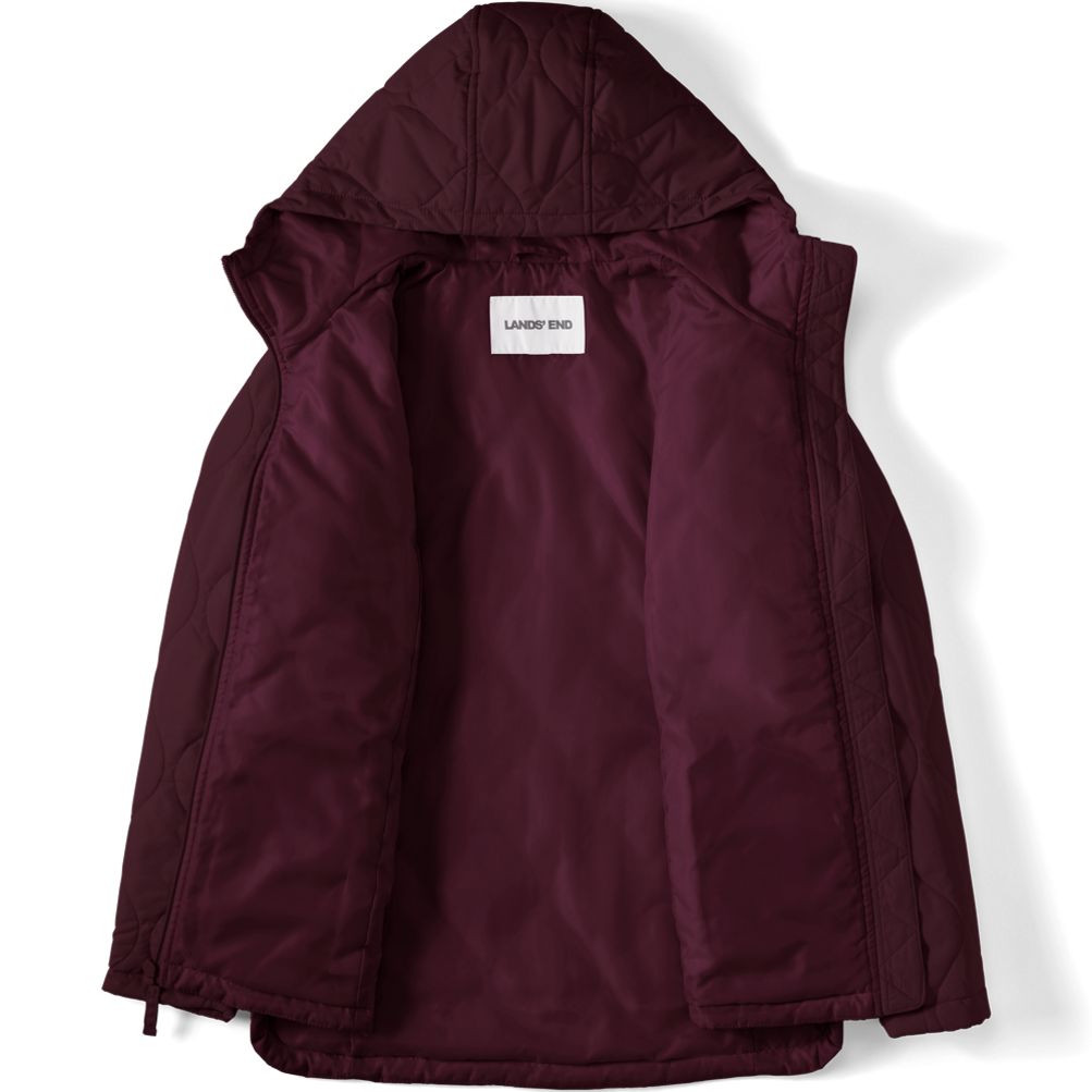 ブラウン FeatherFree Quilted Insulated Jacket | Lands' End