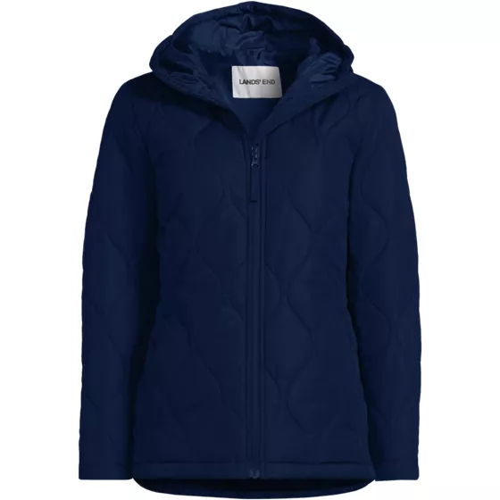 Plus Size FeatherFree Quilted Insulated Jacket - primary