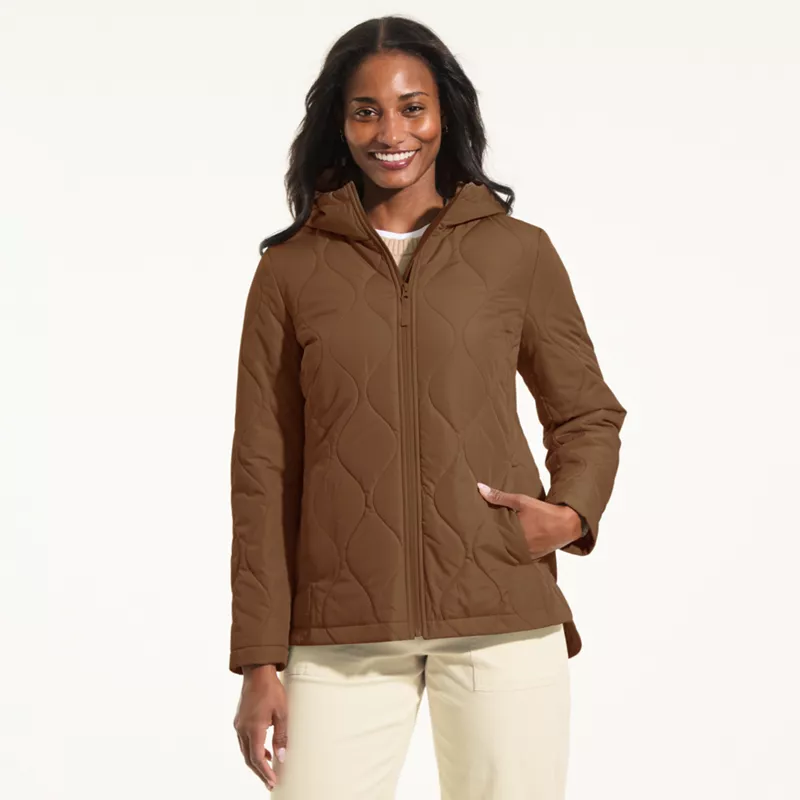 Petite FeatherFree Quilted Insulated Jacket, alternative image