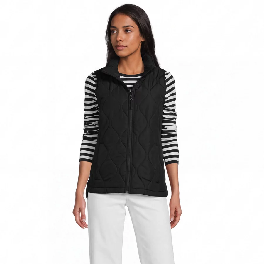 School Uniform Women's Featherfree Quilted Insulated Vest view 2