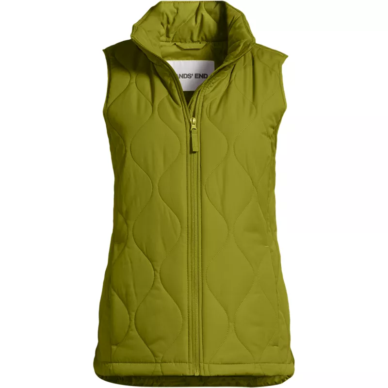 Petite FeatherFree Quilted Insulated Vest, Front