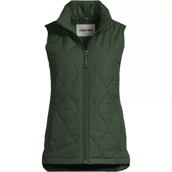 Plus Size FeatherFree Quilted Insulated Vest - primary