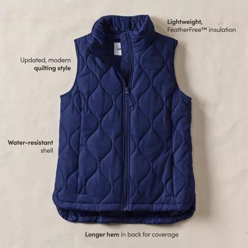 FeatherFree Quilted Insulated Vest, alternative image