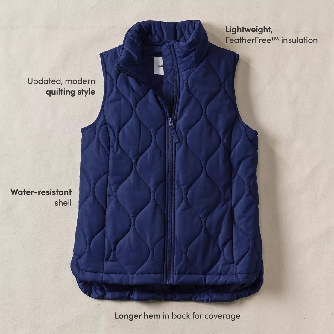 Women's FeatherFree Onion Quilted Insulated Vest