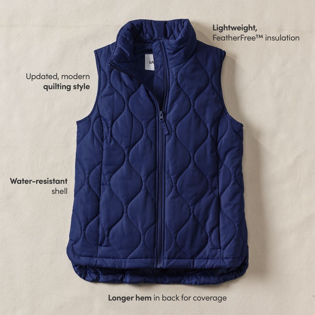 FeatherFree Quilted Insulated Vest | Lands' End