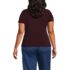 Women's Plus Size Short Sleeve Cooling Crew Neck T-Shirt, Back