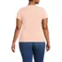 Women's Plus Size Short Sleeve Cooling Crew Neck T-Shirt, Back