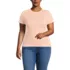Women's Plus Size Short Sleeve Cooling Crew Neck T-Shirt, Front