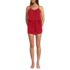 Women's Cooling 3 Piece Pajama Set - Long Sleeve Top Cami and Shorts, alternative image