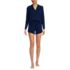 Women's Cooling 3 Piece Pajama Set - Long Sleeve Top Cami and Shorts, alternative image