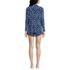 Women's Cooling 3 Piece Pajama Set - Long Sleeve Top Cami and Shorts, Back