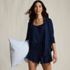 Women's Cooling 3 Piece Pajama Set - Long Sleeve Top Cami and Shorts, alternative image