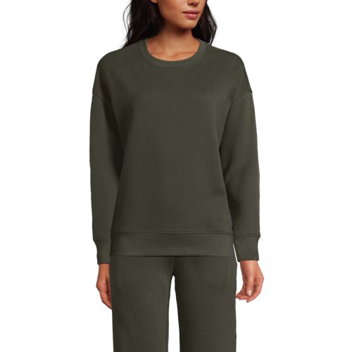 Women's Relaxed Serious Sweats Long Sleeve Crewneck Sweatshirt, Front