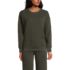 Women's Serious Sweats Oversized Long Sleeve Crew Neck Sweatshirt, Front