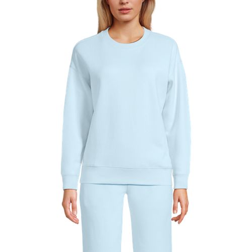  Lands' End Sweatshirt Serious Sweats, Damen, Größe:32-34 Regular, Blau, Elasthan/baumwoll-mischung/polyester-mischung, By Lands' End 